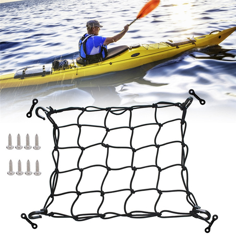 Deck Cargo Net with Lashing Ho - Fishing Kayak Crate のレビューと価格