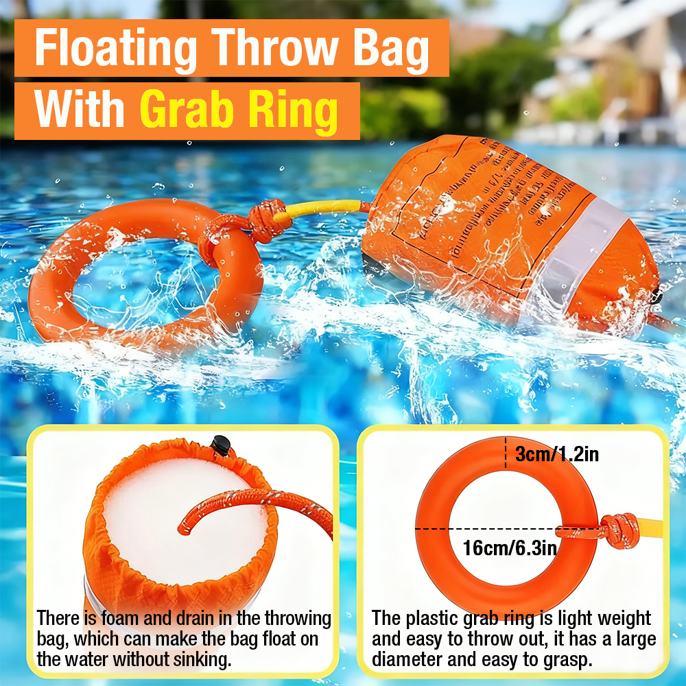 1SET Water Rescue Throw Bag, w - Fishing Kayak Crate のレビューと価格