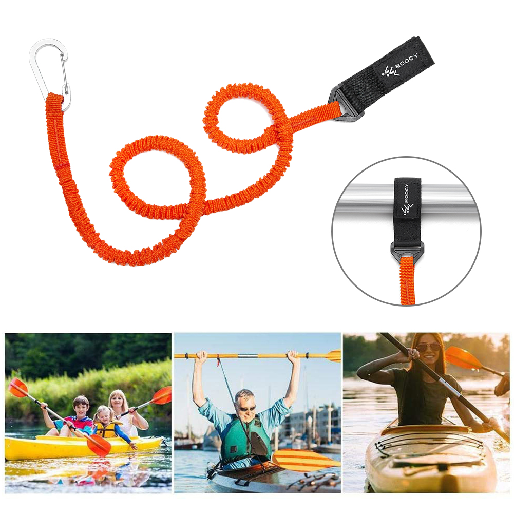 5-1PCS Elastic Kayak Canoe Pad - Fishing Kayak Paddle Leash のレビューと価格