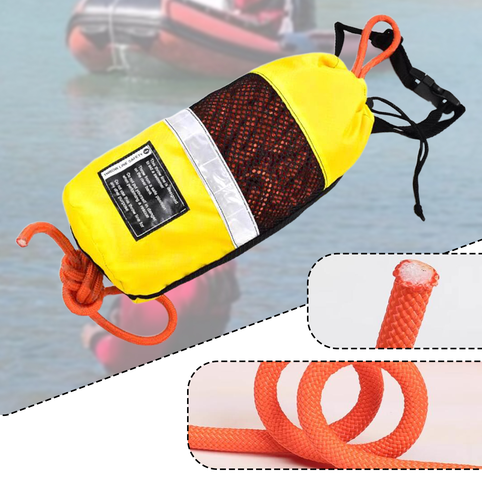 Throw Bag for Water Rescue Mar - Fishing Kayak Crate のレビューと価格