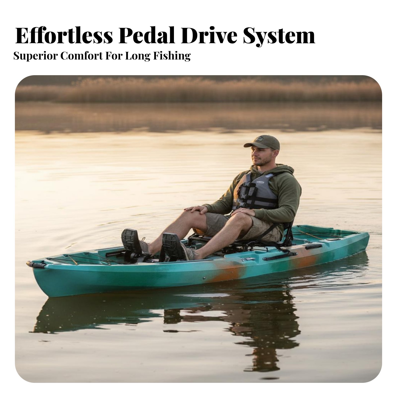 Pedal Drive Fishing Boat Folda - Fishing Kayak Inflatable のレビューと価格