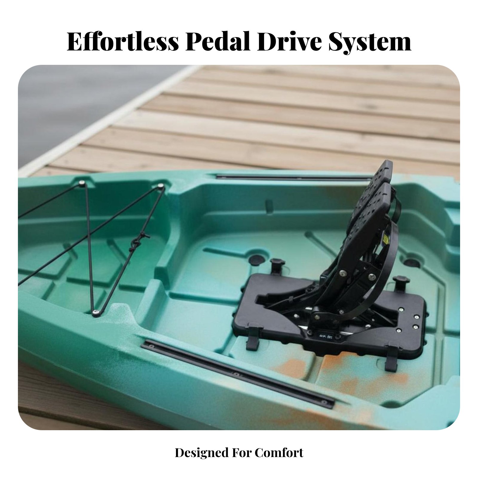 Pedal Drive Fishing Boat Folda - Fishing Kayak Inflatable のレビューと価格