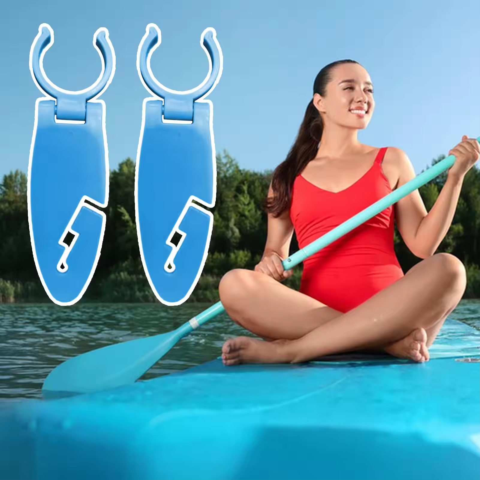2pcs Stand Up Paddle Board Cli - Fishing Kayak Paddle のレビューと価格