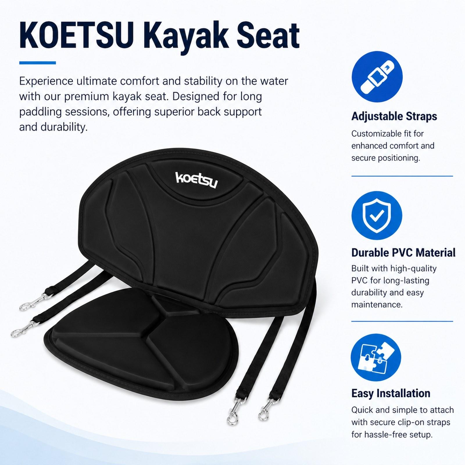 Kayak Seat Cushion Backrest Su - Fishing Kayak Sit In のレビューと価格