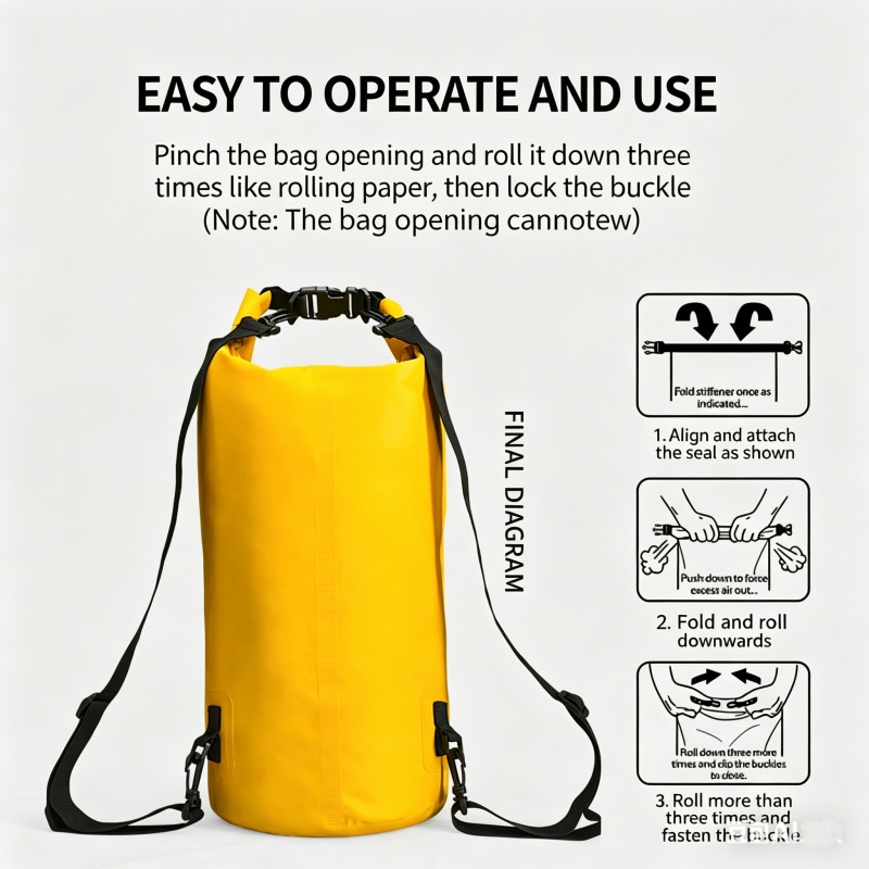 Swimming Waterproof Dry Bag 5L - Fishing Kayak Storage Bag のレビューと価格