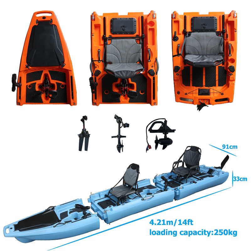 14FT 2 Person Detachable  Peda - Fishing Kayak Seat のレビューと価格
