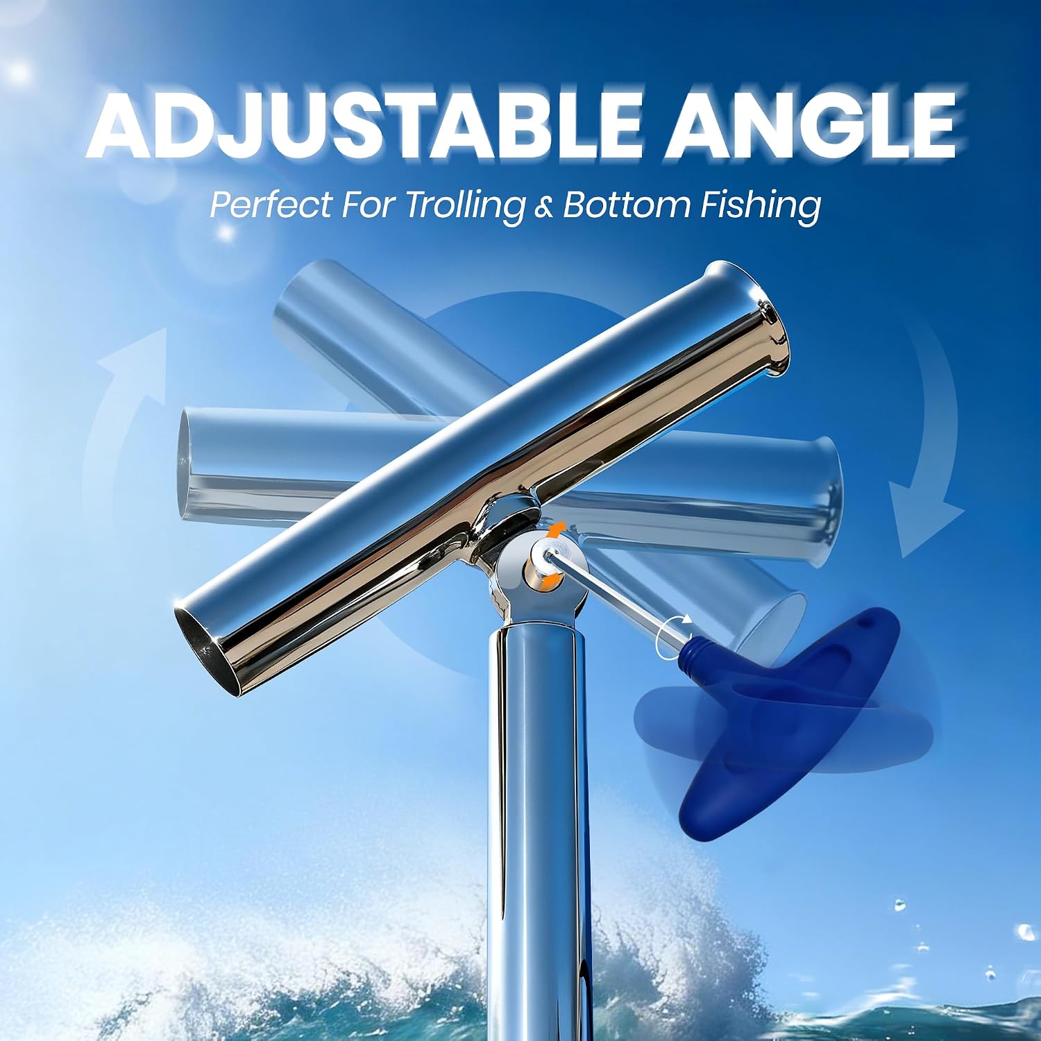 2-Pack Stainless Steel Outrigg - Fishing Kayak Rod Holder のレビューと価格