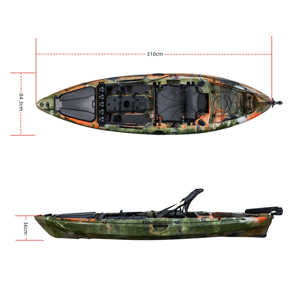 First-class Single Fishing Kay - Fishing Kayak Seat のレビューと価格
