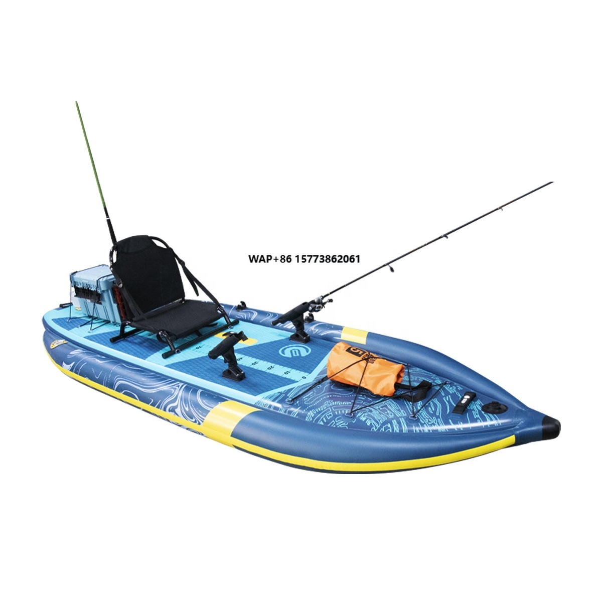 Three Air Chamber Inflatable F - Fishing Kayak Rod Holder のレビューと価格