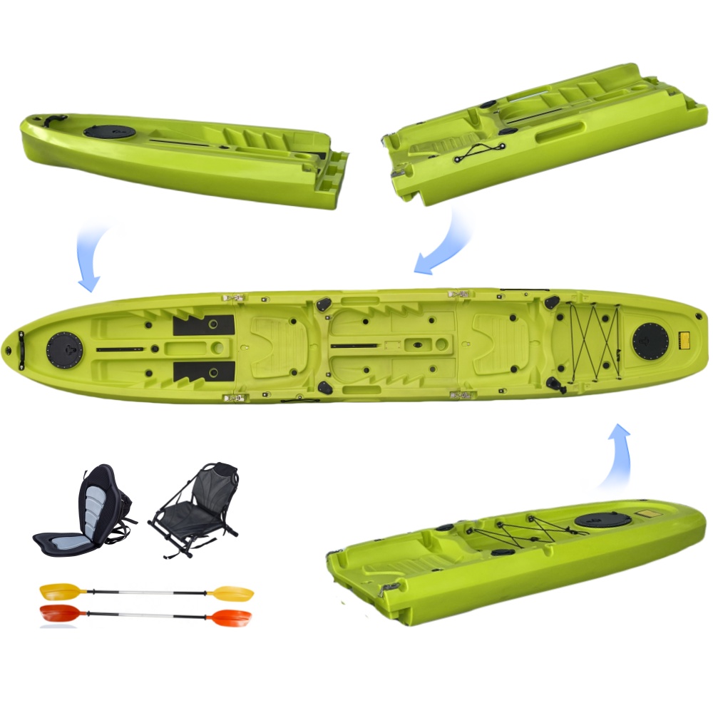 New Modular Tandem Double Sit- - Fishing Kayak Paddle のレビューと価格