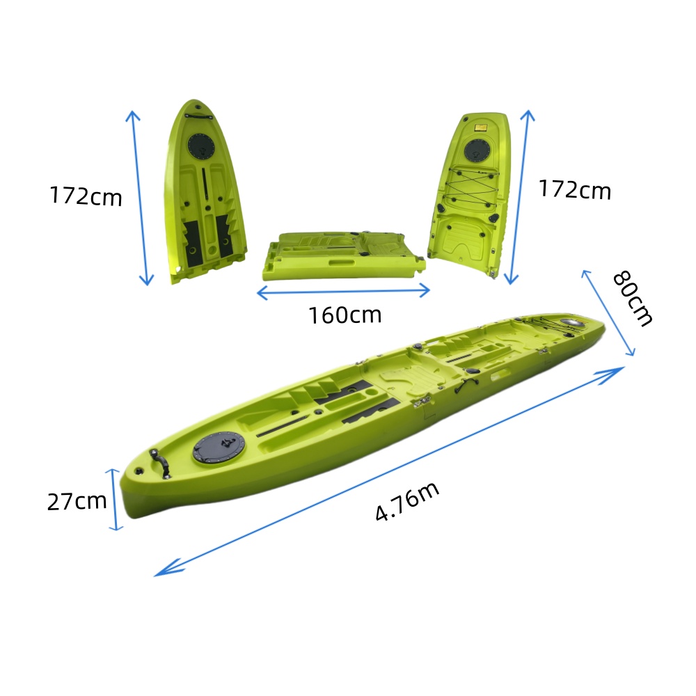 New Modular Tandem Double Sit- - Fishing Kayak Paddle のレビューと価格